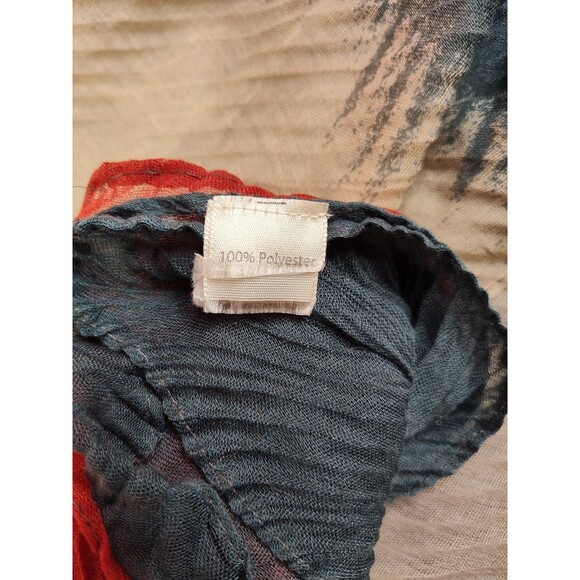 Unbranded Color Block Polyester Scarf - Picture 3 of 3